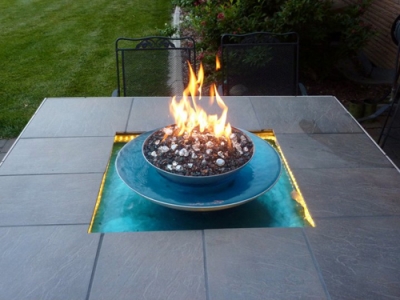 Brian Johnson Fire and Water Feature